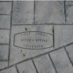 Concrete Print First Choice Driveways concrete print stamp