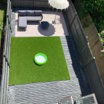 After Garden Design Complete garden design with astro turf