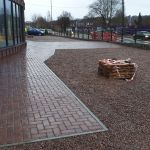 Block Paving and gravel Block paving with gravel